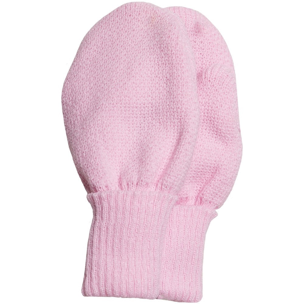 Satila - Baby mitts, Twiddle, soft pink | Betty McKenzie