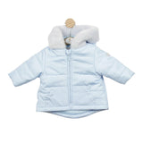 Mintini, Coats & Jackets, Mintini - Pale blue jacket with hood