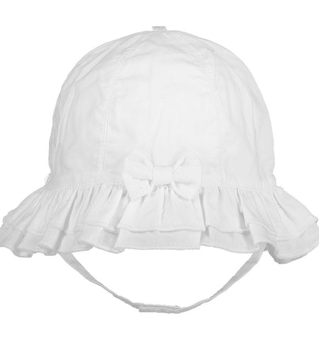 Emile et Rose - Sun hat, white, 4749 | Betty McKenzie