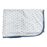 Rapife, Blankets, Rapife - Blanket with all over aeroplane print, pale blue
