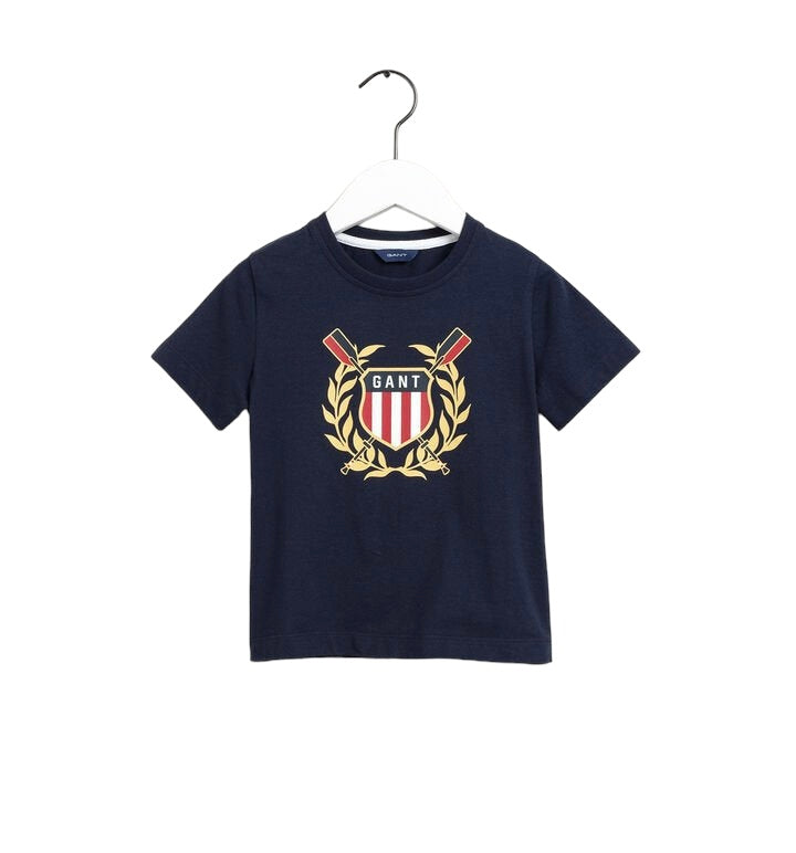 Gant, Tops, Gant - Baby rowing shield T-shirt, navy, 9m - 18m