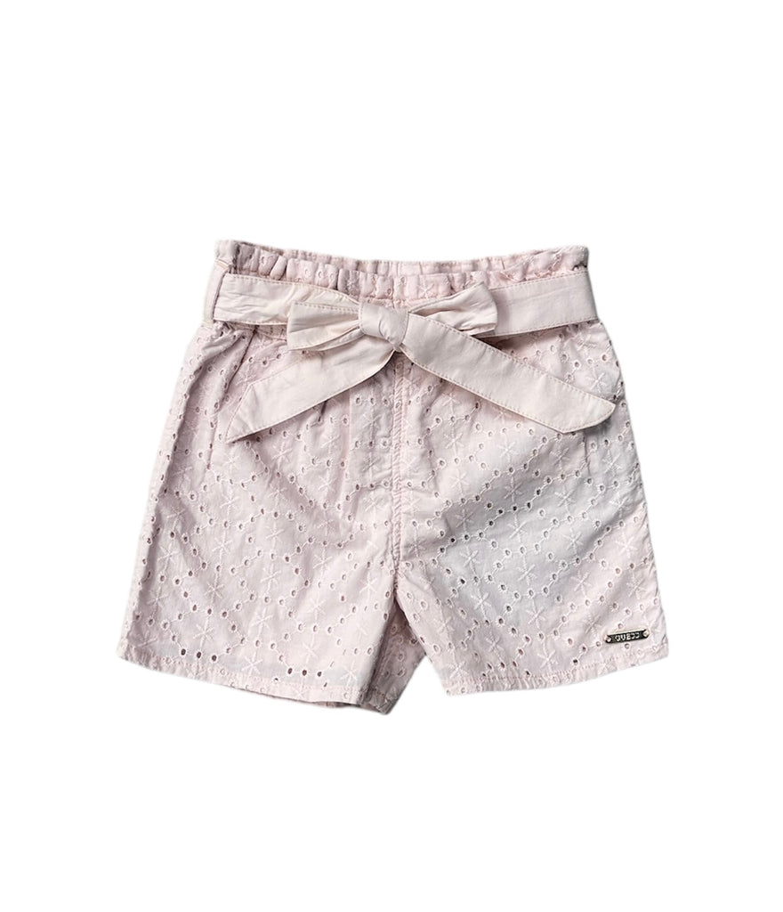 Guess, Shorts, Guess - Pink embroidered shorts