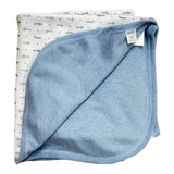 Rapife, Blankets, Rapife - Blanket with all over aeroplane print, pale blue
