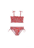 Mayoral, swimwear, Mayoral - Red floral bikini, 6754