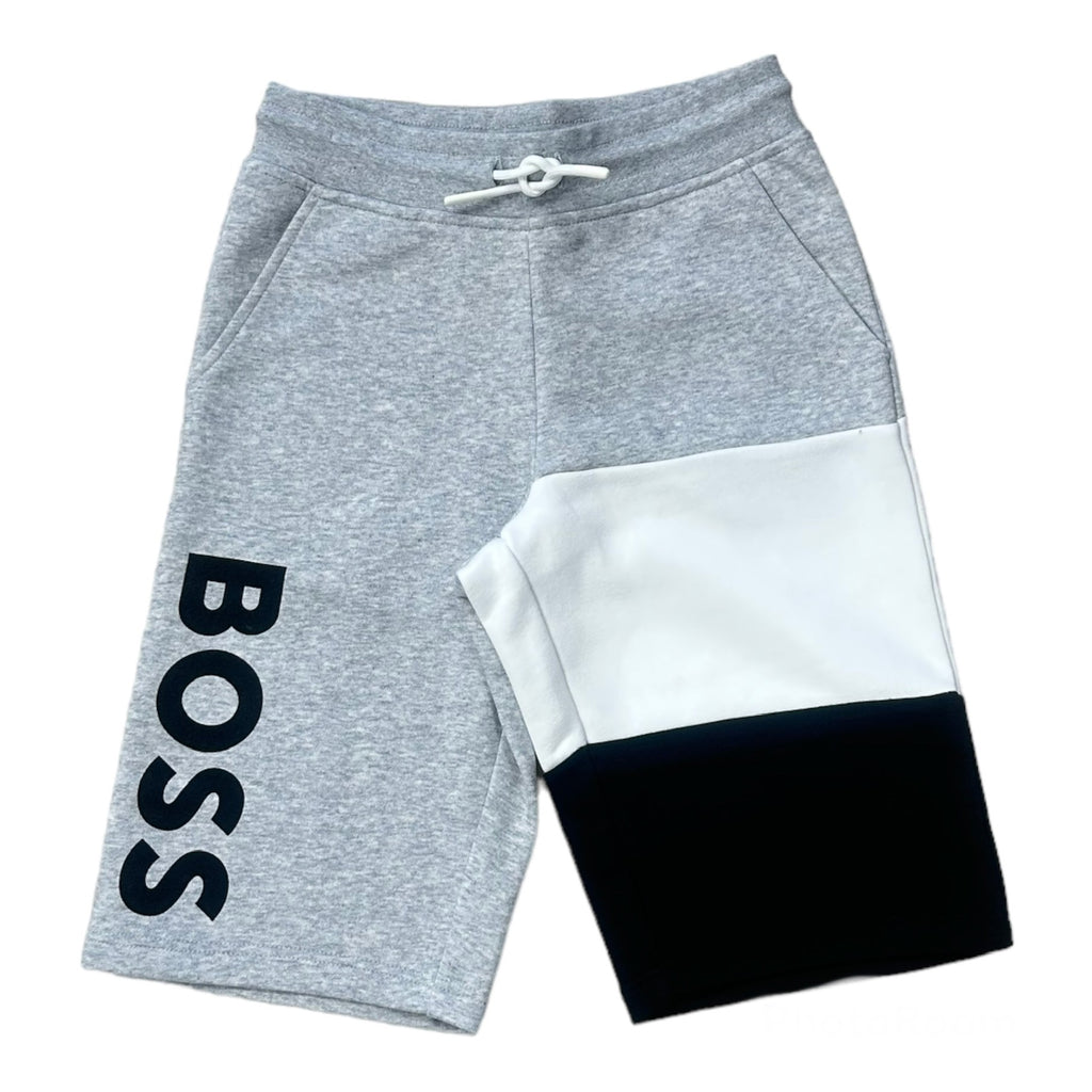 Boss, Shorts, Boss - Grey, white and black jersey shorts