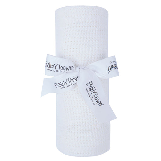 Betty Mckenzie, Blanket, Betty Mckenzie - cellular blanket white