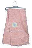 Betty Mckenzie, shawl, BeBo - baby shawl, blue / pink
