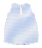Rapife, rompers, Rapife - boys pale blue and white romper