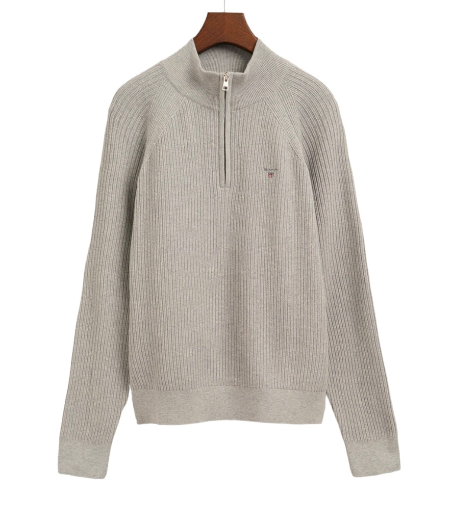Gant, Tops, Gant - Grey half zip, knit sweater