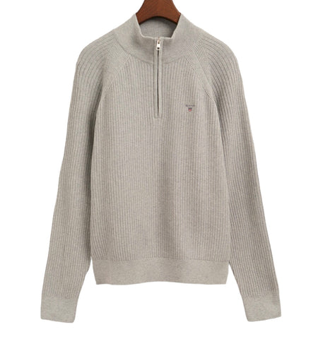 Gant, Tops, Gant - Grey half zip, knit sweater