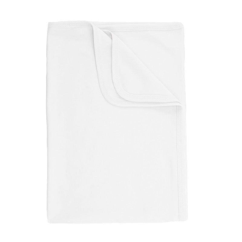 Soft Touch - receiving blanket white | Betty McKenzie