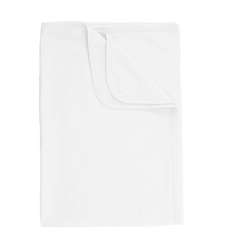 Soft Touch - receiving blanket white | Betty McKenzie