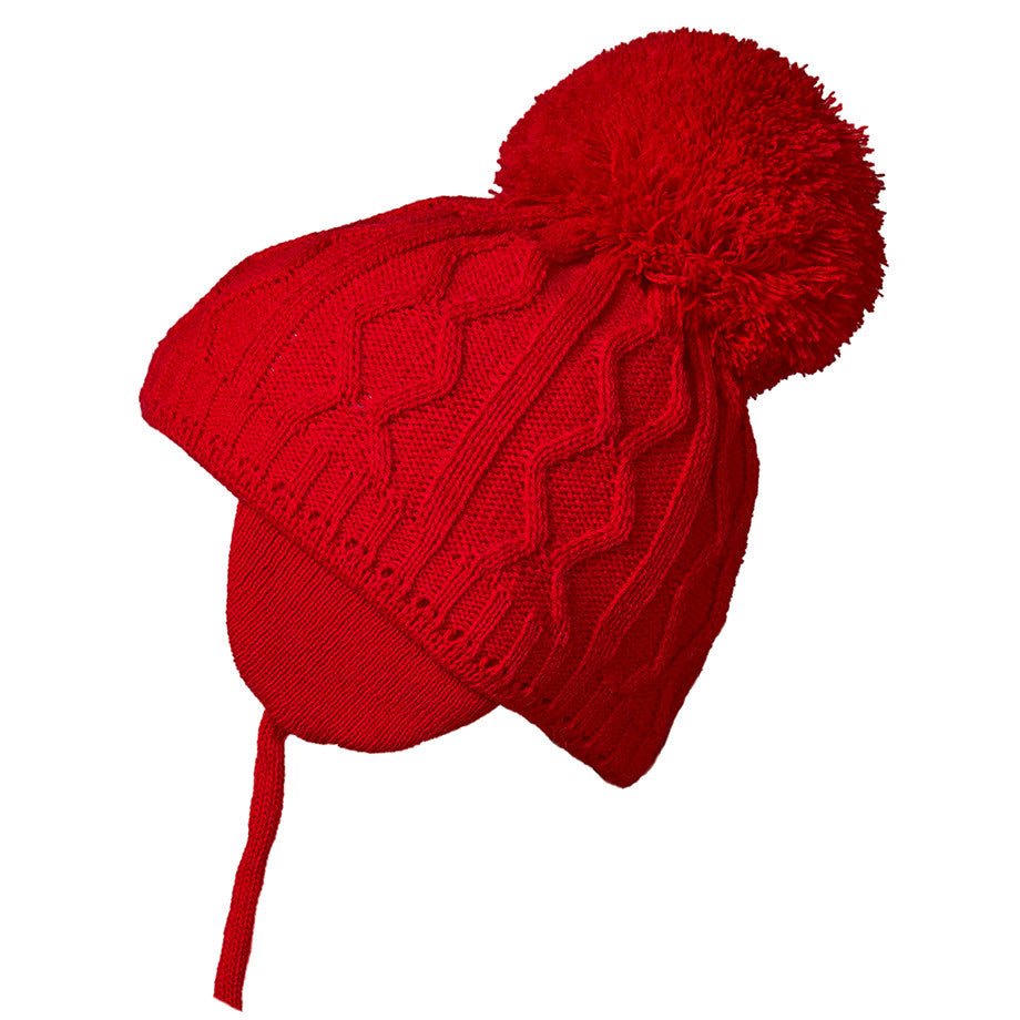 Satila - Pompom hat, Charlie, red | Betty McKenzie