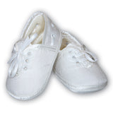 Sarah Louise Boys Christening Shoes - White 004402 | Betty McKenzie