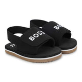 Boss, footwear, Boss - Aqua slider, black J09188