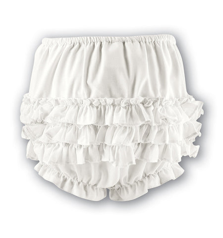 Sarah Louise  - Frilly Pants, Ivory 003760 | Betty McKenzie