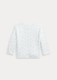 Ralph Lauren, jacket, Ralph Lauren - Reversible white and pale blue baby jacket
